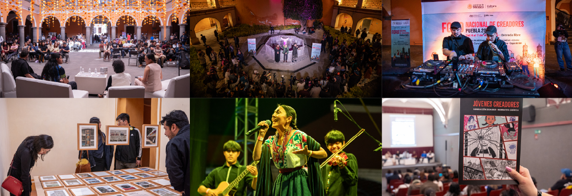 Revive el Foro Nacional de Creadores Puebla 2025